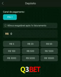 deposits Q3BET